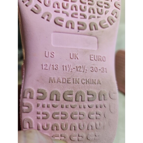 Capelli New York Kids Clogs Pink with Rainbow Charm Fuzzy Lined Size 12/13 Girls - Picture 7 of 7